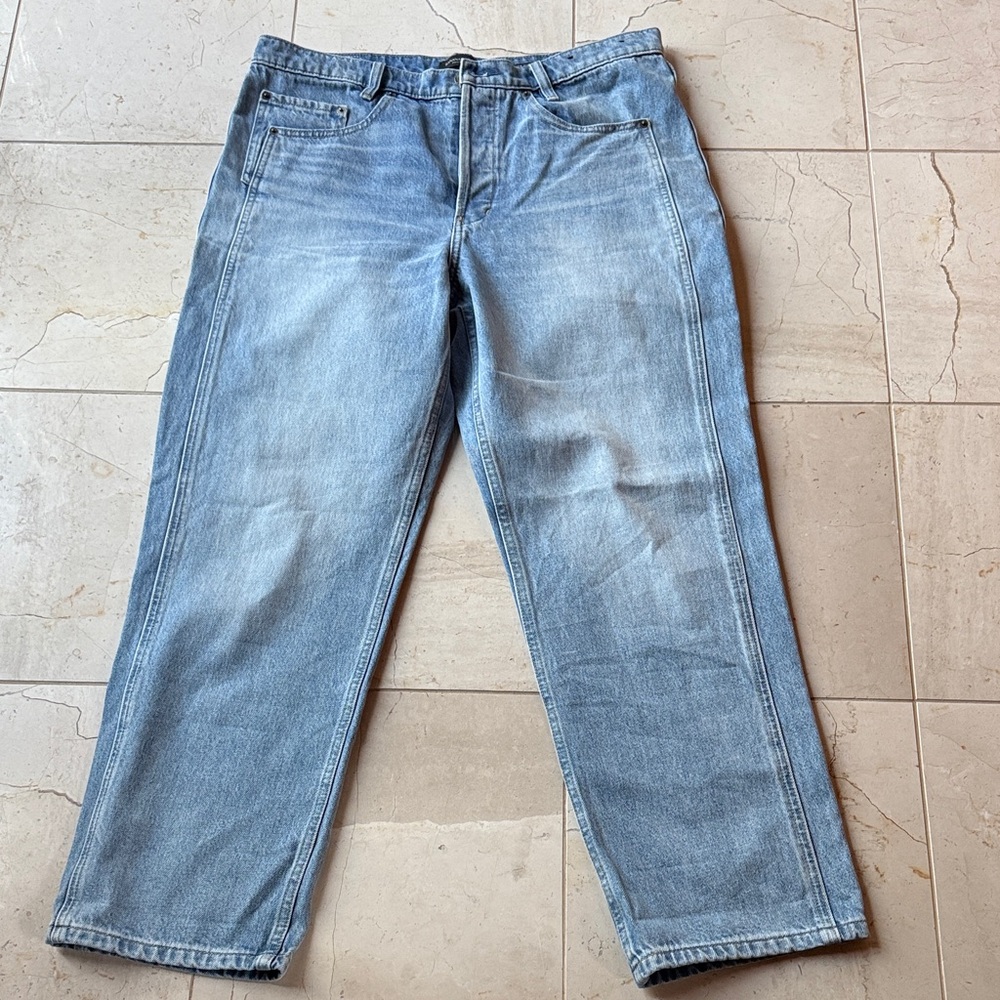 Banana Republic high rise straight jeans